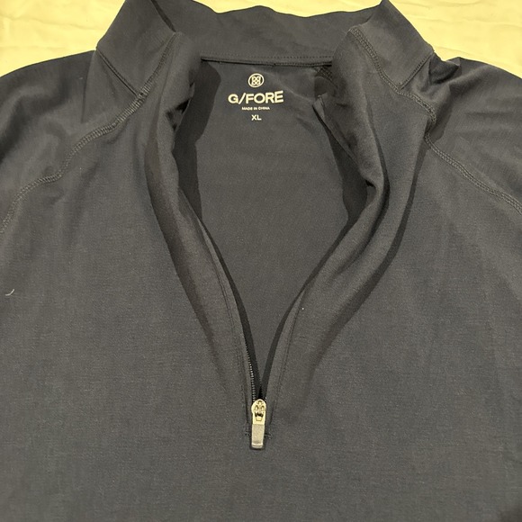 NWT G/FORE Long Sleeve Quarter Zip Mens XL Athletic Performance. Luxe  Twilight - Picture 2 of 13